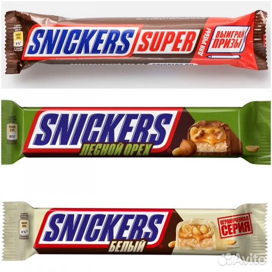 Батончики Snickers