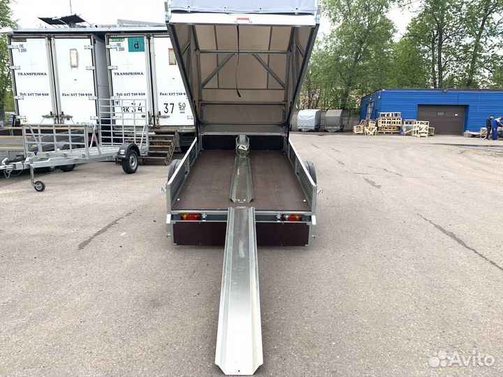 Прицеп сст 7132-8К-Ш Moto (Подъемный тент + Ложеме