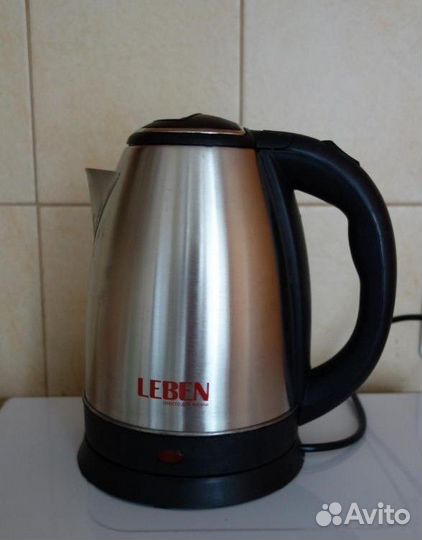 Электрочайник leben, 1.8л, 58094