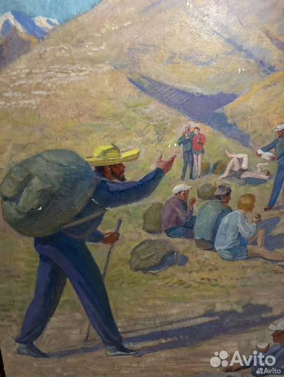 Картина маслом на холсте СССР