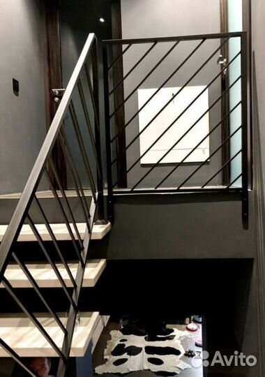 Лестница забежная под ключ