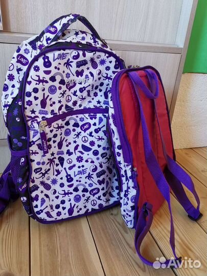Рюкзак детский школьный 2 в 1
