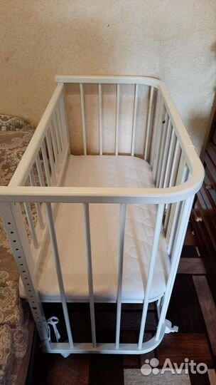 Детская кроватка приставная 