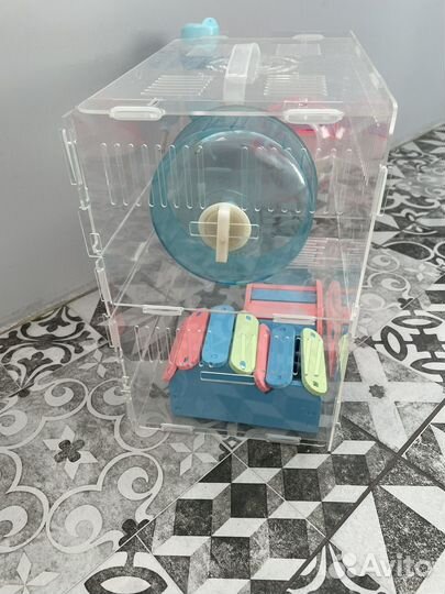 Клетка для грызунов прозрачная