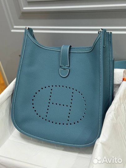 Сумка женская Hermes Evelyne PM синий