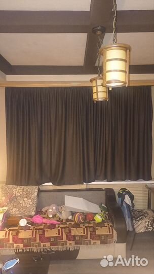 Комплект шторы и тюль, с карнизами