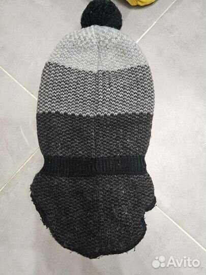 Шапка шлем зимняя