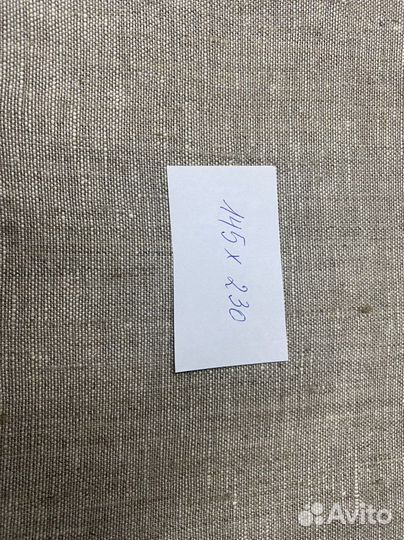 Холст 100 процентный лен обрез