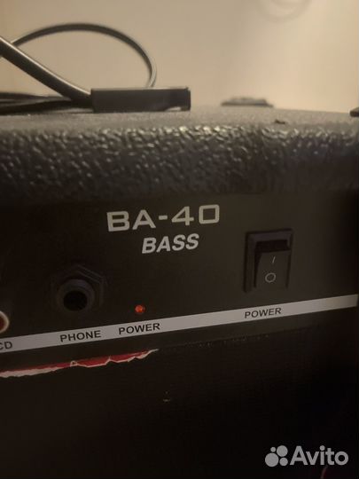 Комбоусилитель для бас гитары BA-40