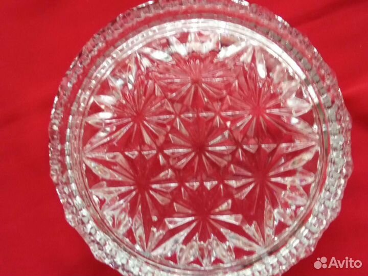 Хрустальный салатник СССР