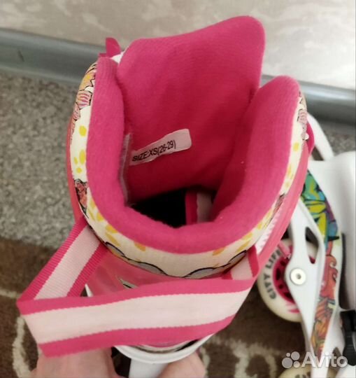 Роликовые коньки детские раздвижные