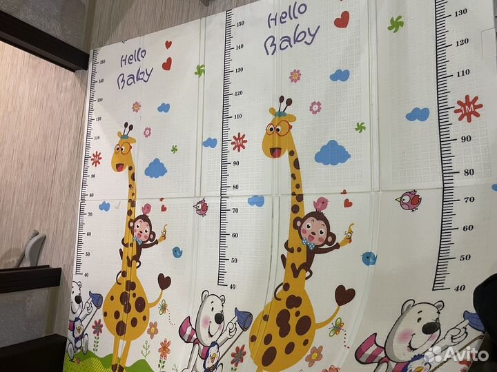 Детский коврик для ползания 180 200