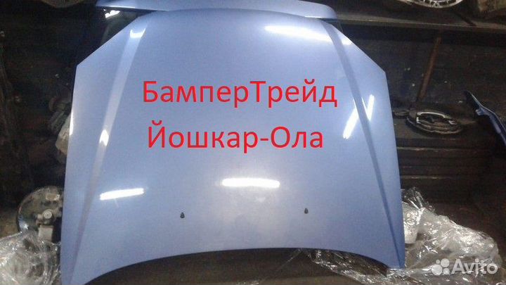 Капот Шевроле Лачетти серебристо серый 28U