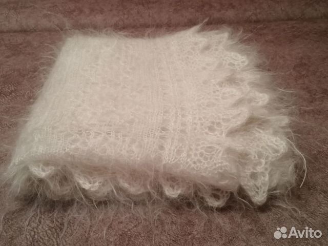 Пуховый шарф