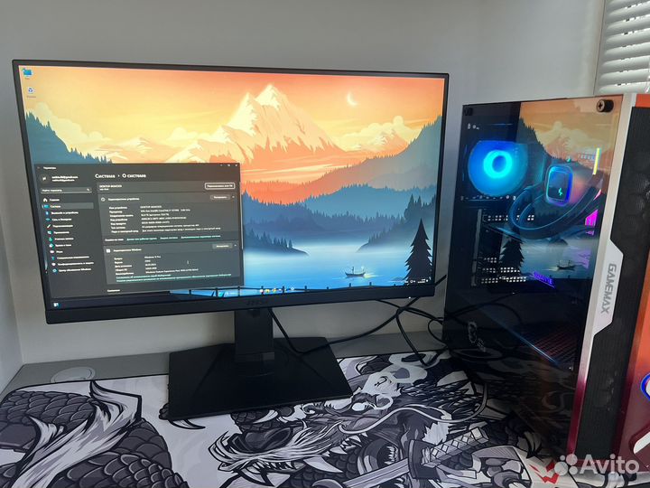 Системный блок и монитор