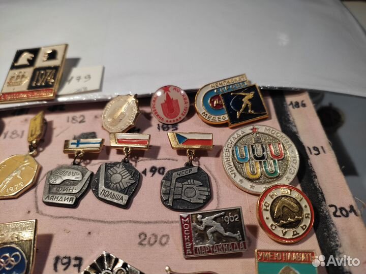 Значки Спорт Олимпиада