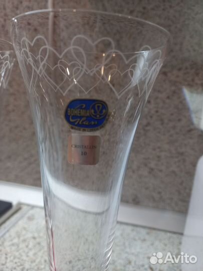 Бокалы для шампанского богемия