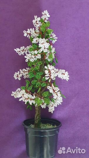 Дерево из бисера ручная работа