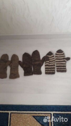 Варежки пуховые за все 3 пары