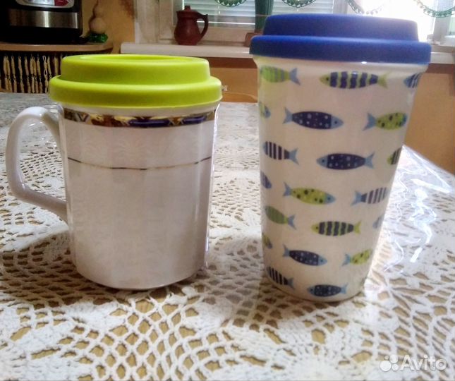 Много разных чашек