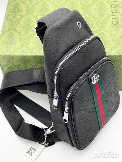 Сумка cucci кожаная