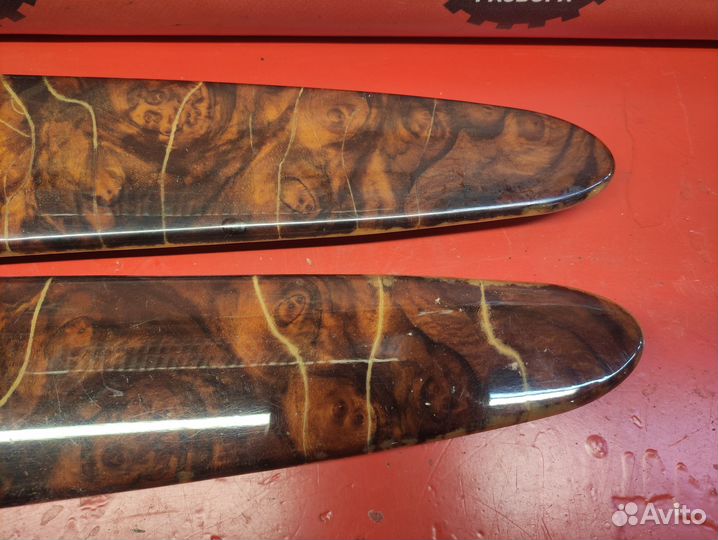 Деревянная накладка карты двери Jaguar XJ X308