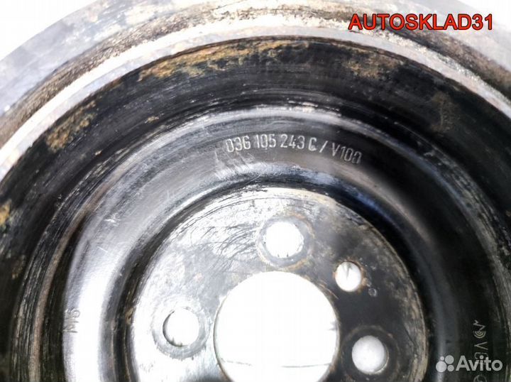 Шкив коленвала VW Passat B6 1.9 BXE 03G105243C