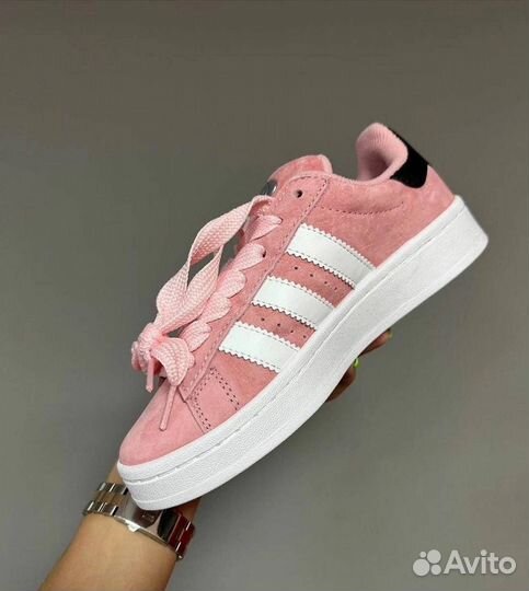 Adidas campus 00s розовые