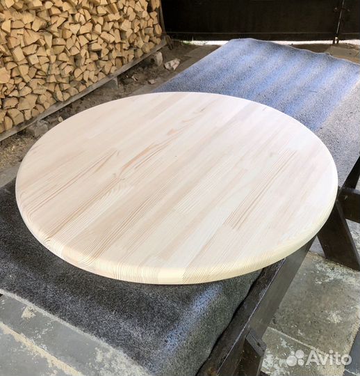 Столешница круглая из дерева