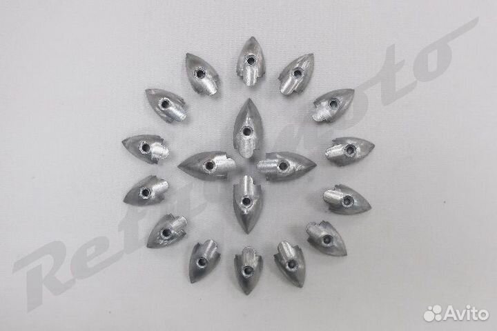 Комплект наконечников для профиля пола 