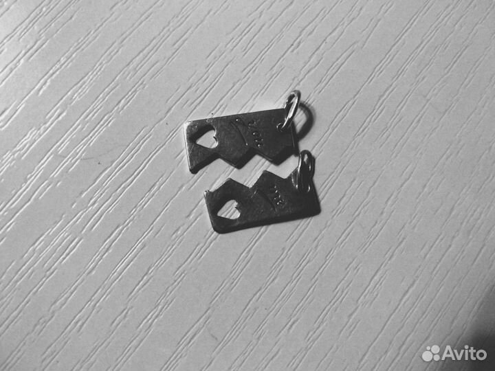 Кулон серебро