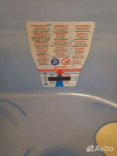 Ванночка для купания, матрасик, круг для купания