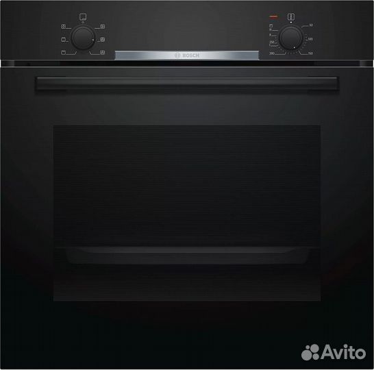 Электрический духовой шкаф Bosch HBA530BB0S черный