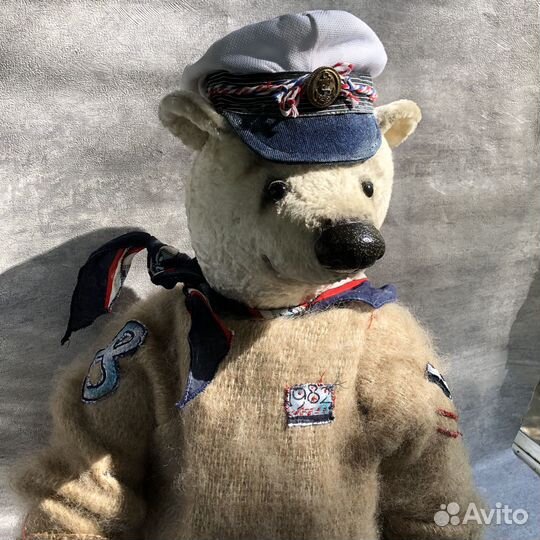 Мишка тедди Капитан, 60 см. Бронь