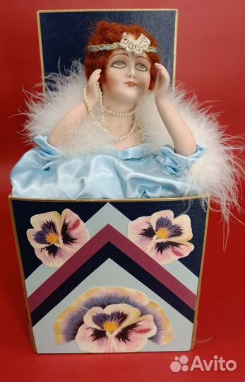 Авторская кукла - половинка. Шарманка. США