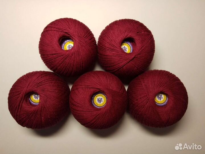 Пряжа хлопок Фиалка пнк Кирова 225 м 75 граммов