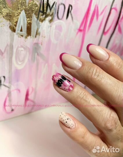 Маникюр,донаращивание,коррекция