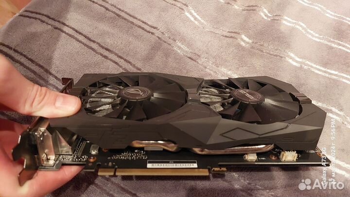 Б/у видеокарта asus strix GTX 1050 Ti 4 Гб
