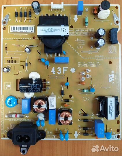Блок питания lgp43dj-17F1 EAX67264001 (1.5)
