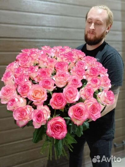 Метровые розы эквадор 25 51 101 роза