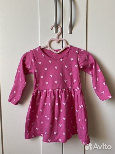 Вещи пакетом на девочку 3-9 м