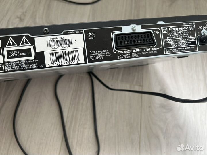 Pioneer DV-420V dvd плеер
