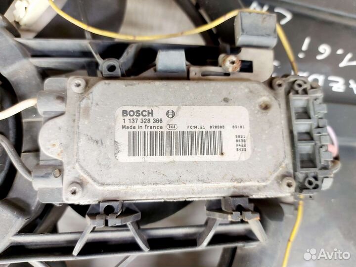 Вентилятор радиатора Mazda 3BK. 2003-2009