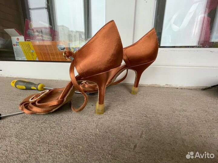 Бальные туфли латина 37 размер (рус), 23,5 размер