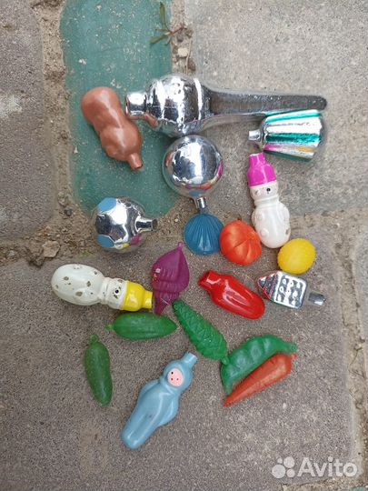 Елочные игрушки малютка СССР