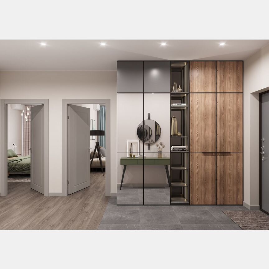 2-к. квартира, 52,1 м², 6/17 эт.