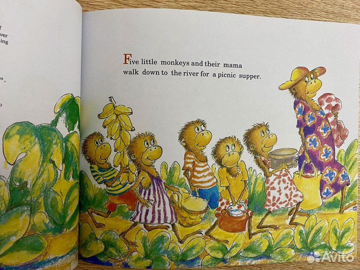 Five Little Monkeys /Книги для детей на англ яз