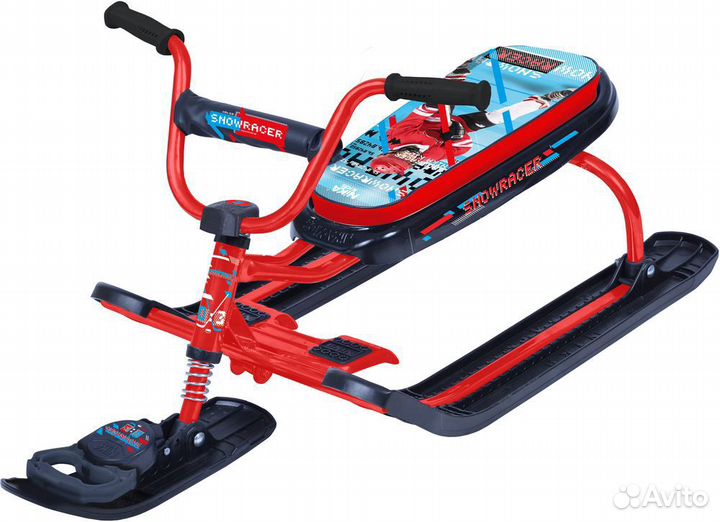 Снегокат,санки на лыжах новые Nika
