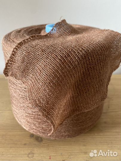 Итальянская пряжа на бобинах Лен 100