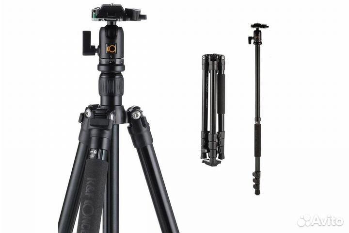 Штатив k&f concept tm 2524 и стойки